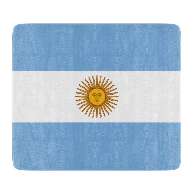 Planche À Découper Drapeau de l'Argentine (Devant)