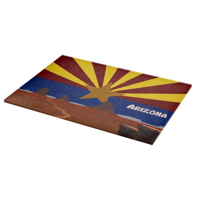 Planche À Découper Drapeau de l'Arizona (Coin)