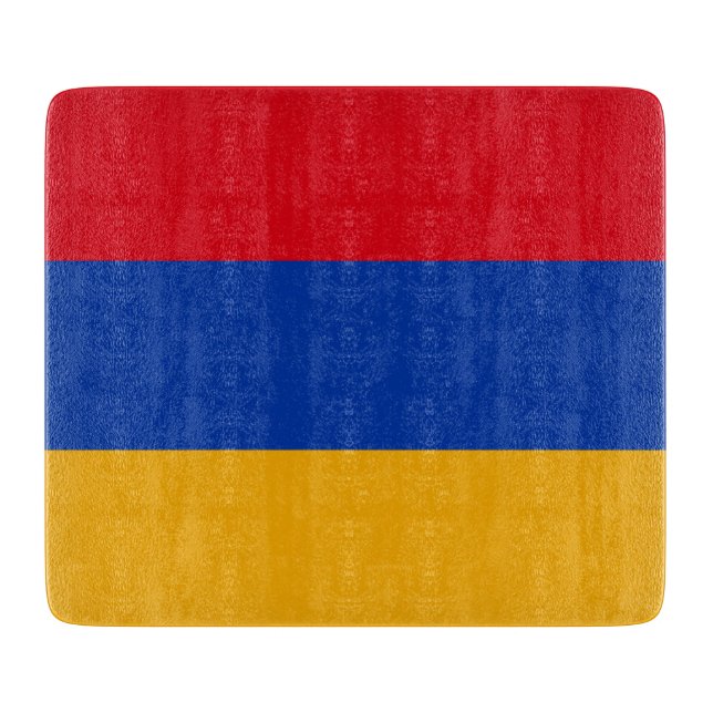 Planche À Découper Drapeau de l'Arménie (Devant)