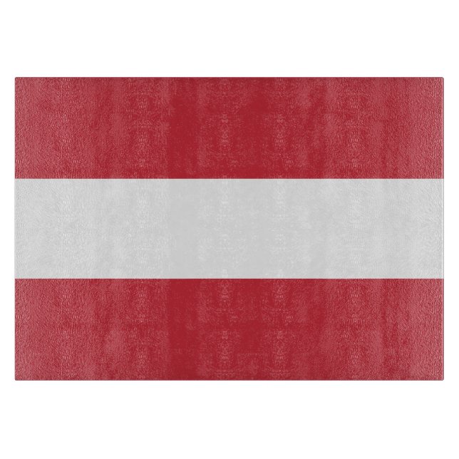 Planche À Découper drapeau de l'Autriche (Devant)