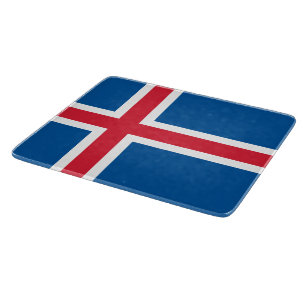 Planche À Découper Drapeau de l'Islande