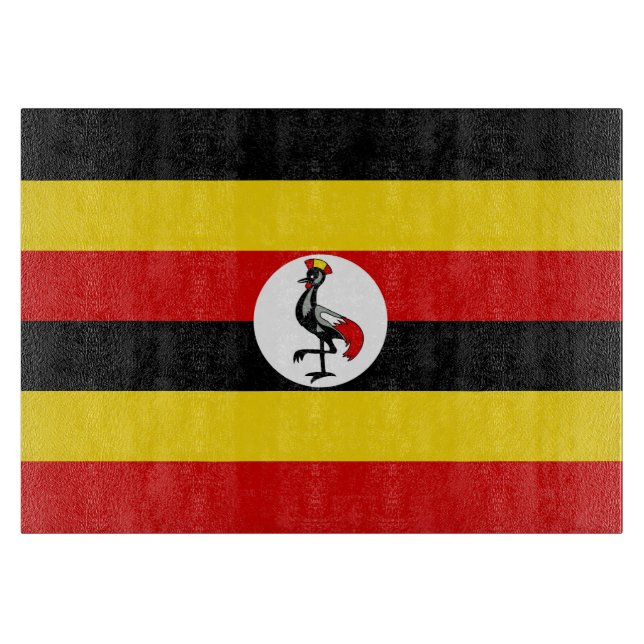 Planche À Découper Drapeau de l'Ouganda (Devant)
