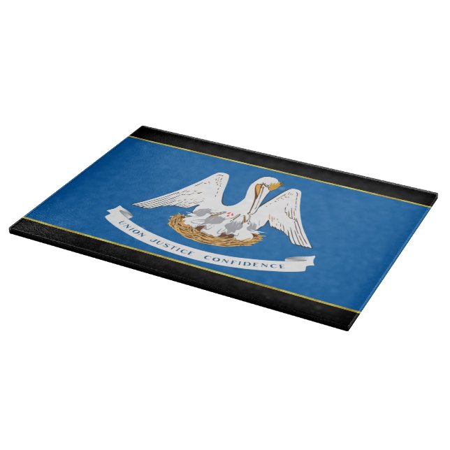 Planche À Découper Drapeau de Louisiane (Coin)