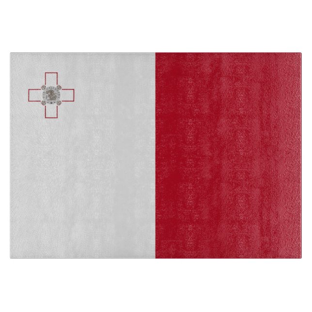 Planche À Découper Drapeau de Malte (Devant)