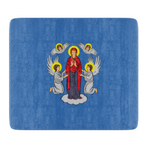 Planche À Découper Drapeau de Minsk (Bélarus)