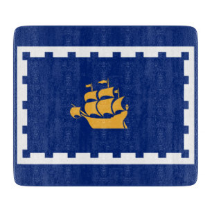 Planche À Découper Drapeau de Québec (Québec, Canada)
