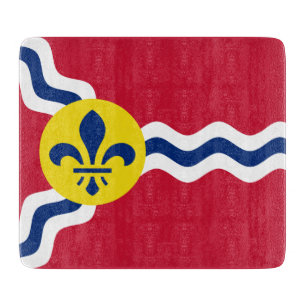 Planche À Découper Drapeau de Saint-Louis (Missouri)