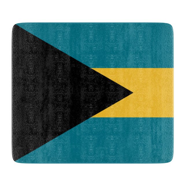 Planche À Découper Drapeau des Bahamas (Devant)