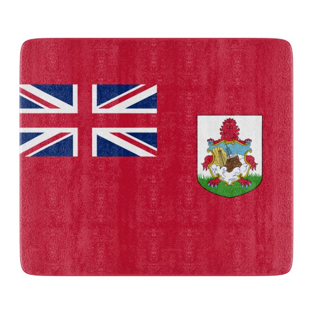 Planche À Découper Drapeau des Bermudes (Bermudes) (Îles des Caraïbes (Devant)