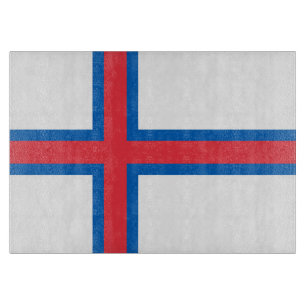 Planche À Découper Drapeau des îles Féroé