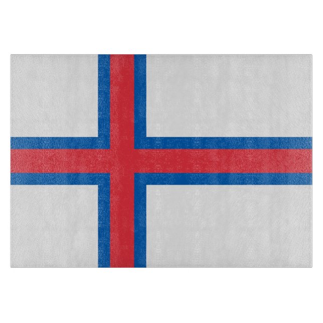 Planche À Découper Drapeau des îles Féroé (Devant)