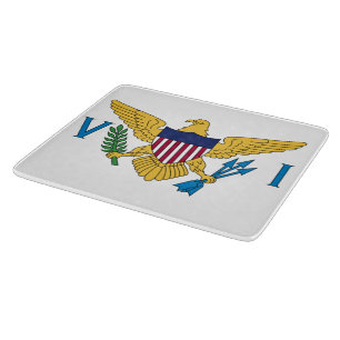 Planche À Découper Drapeau des îles Vierges américaines