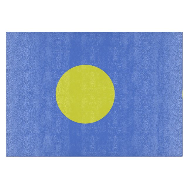 Planche À Découper Drapeau des Palaos (Devant)