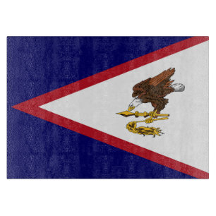 Planche À Découper drapeau des Samoa américaines