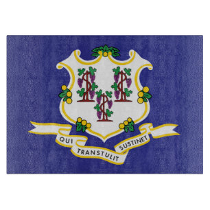 Planche À Découper Drapeau d'État du Connecticut, États-Unis