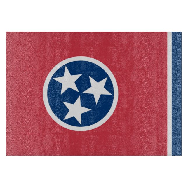 Planche À Découper Drapeau d'État du Tennessee, États-Unis (Devant)