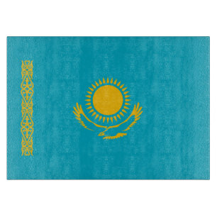 Planche À Découper Drapeau du Kazakhstan