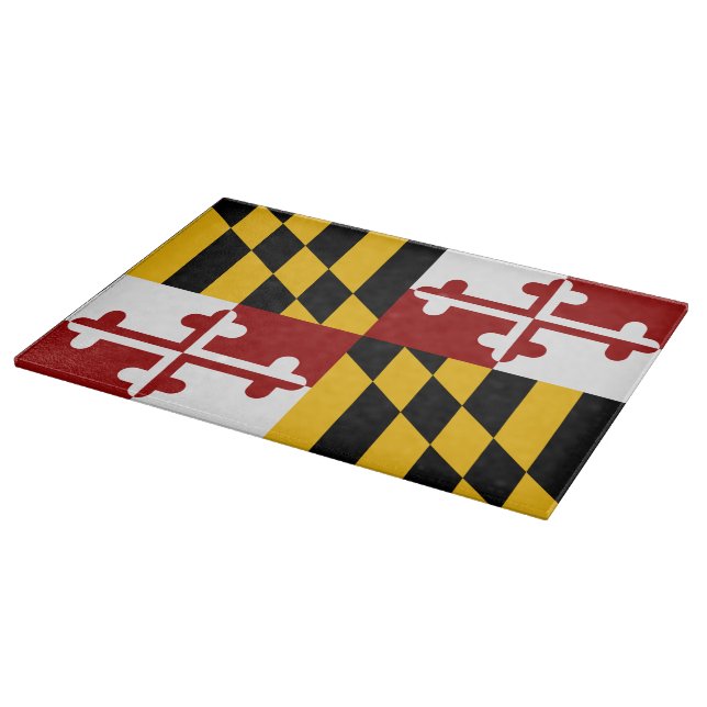 Planche À Découper Drapeau du Maryland (Coin)
