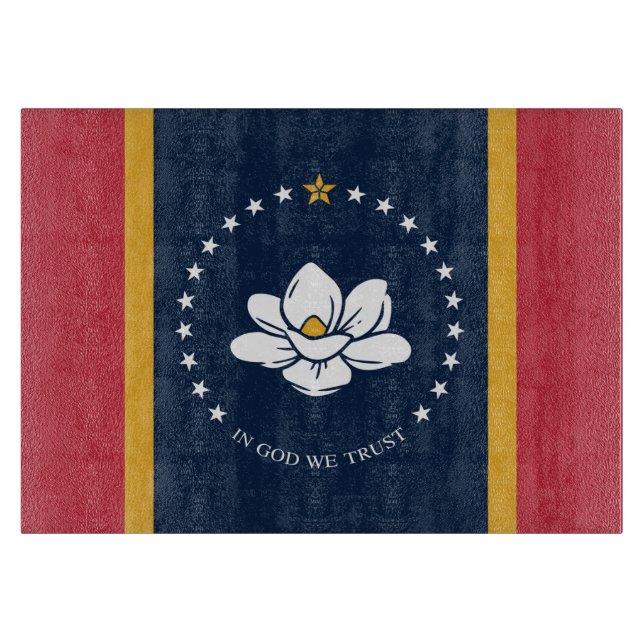 Planche À Découper Drapeau du Mississippi 2020 (Devant)