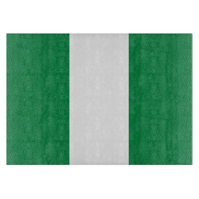 Planche À Découper Drapeau du Nigeria (Devant)
