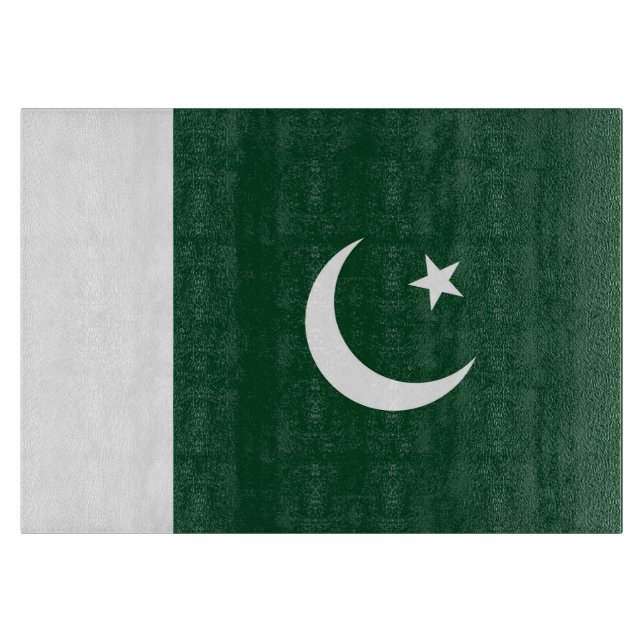 Planche À Découper Drapeau du Pakistan (Devant)