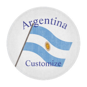 Planche À Découper Drapeau du pays Argentine Thunder_Cove