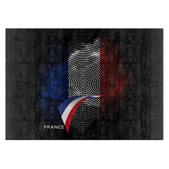 Planche À Découper Drapeau français (Devant)