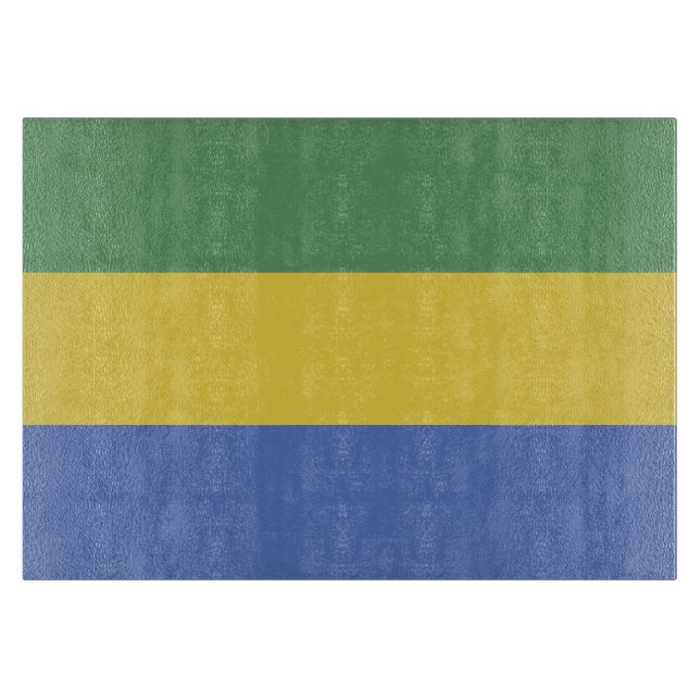 Planche À Découper Drapeau Gabon (Devant)