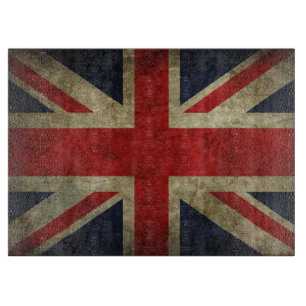 Planche À Découper Drapeau grunge antique BRITANNIQUE britannique