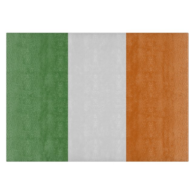 Planche À Découper Drapeau irlandais (Devant)