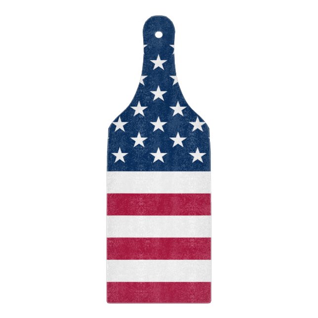 Planche À Découper Drapeau patriotique des États-Unis d'Amérique (Devant)