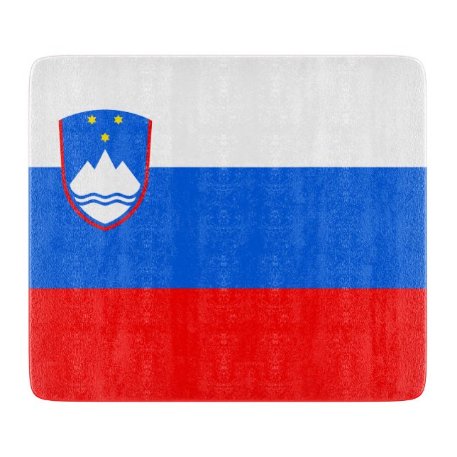Planche À Découper Drapeau slovène (Devant)