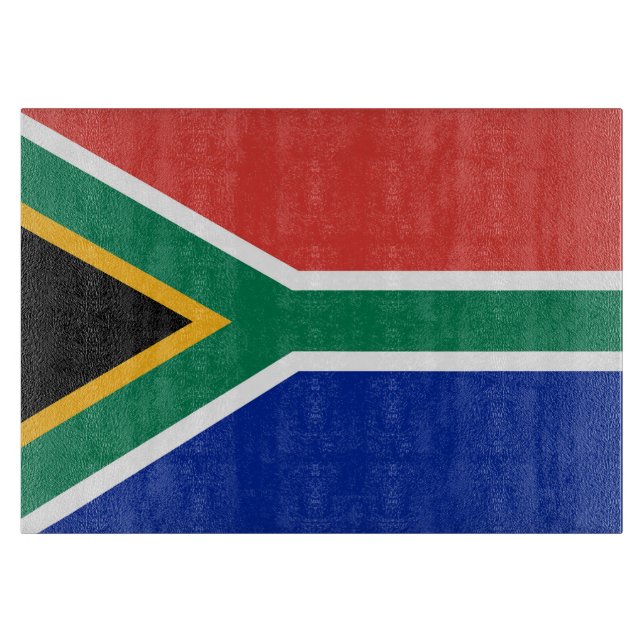 Planche À Découper drapeau sud-africain (Devant)