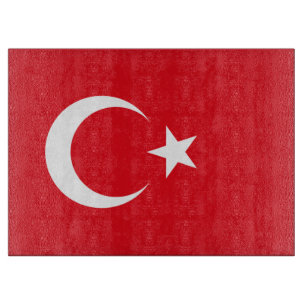Planche À Découper Drapeau turc
