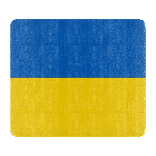 Planche À Découper Drapeau ukrainien (Ukraine) (Devant)