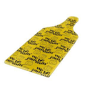 Planche À Découper Drôle Nous Sommes Jammin' Souriant Danser Des Jarr