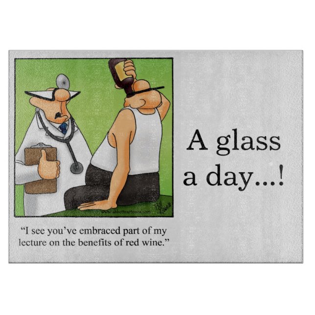 Planche À Découper Drôle Vin Humour Fromage Commission (Devant)