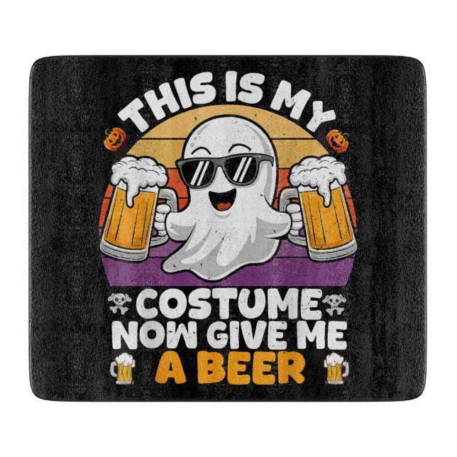 Planche À Découper Drôle Vintage Boo (Devant)