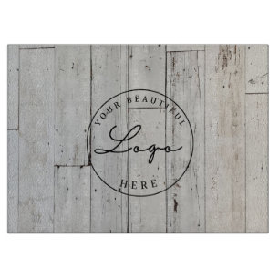 Planche à découper du logo de cuisine personnalisé