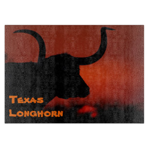 Planche à découper du Texas Longhorn