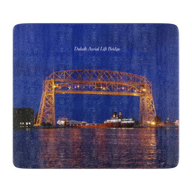 Planche À Découper Duluth Aerial Lift Bridge & John G. Munson (Devant)