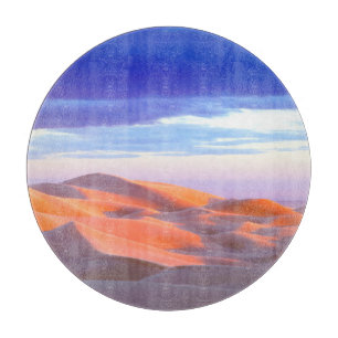 Planche À Découper Dunes de Glamis au coucher du soleil