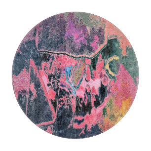 PLANCHE À DÉCOUPER EAU DE FLUX ABSTRAITE