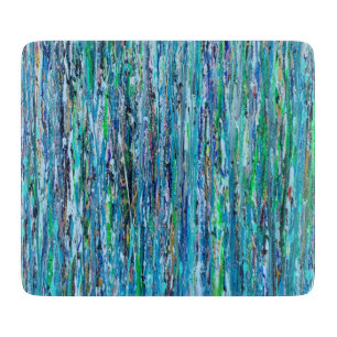 Planche À Découper Eau sous le pont 6x7 Glass Cutting Board