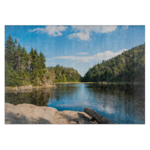 Planche À Découper Eau Spruce Lake Québec, Canada