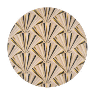 Planche À Découper Echelles Art Déco : Glamour d'or géométrique