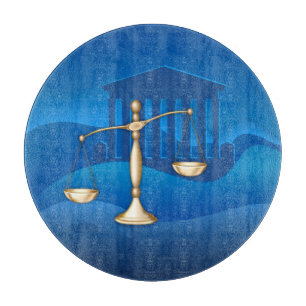 Planche À Découper Échelles de justice