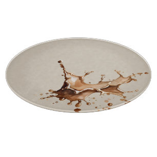 Planche À Découper Éclaboussure de café