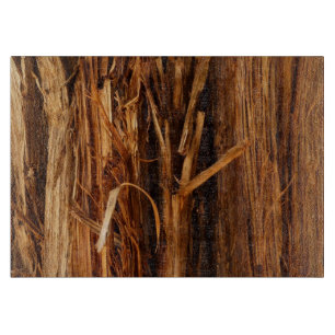 Planche À Découper Écorce de bois texturée de cèdre