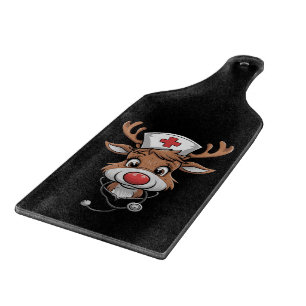 Planche À Découper Écran de Noël Top Reindeer Gants en caoutchouc